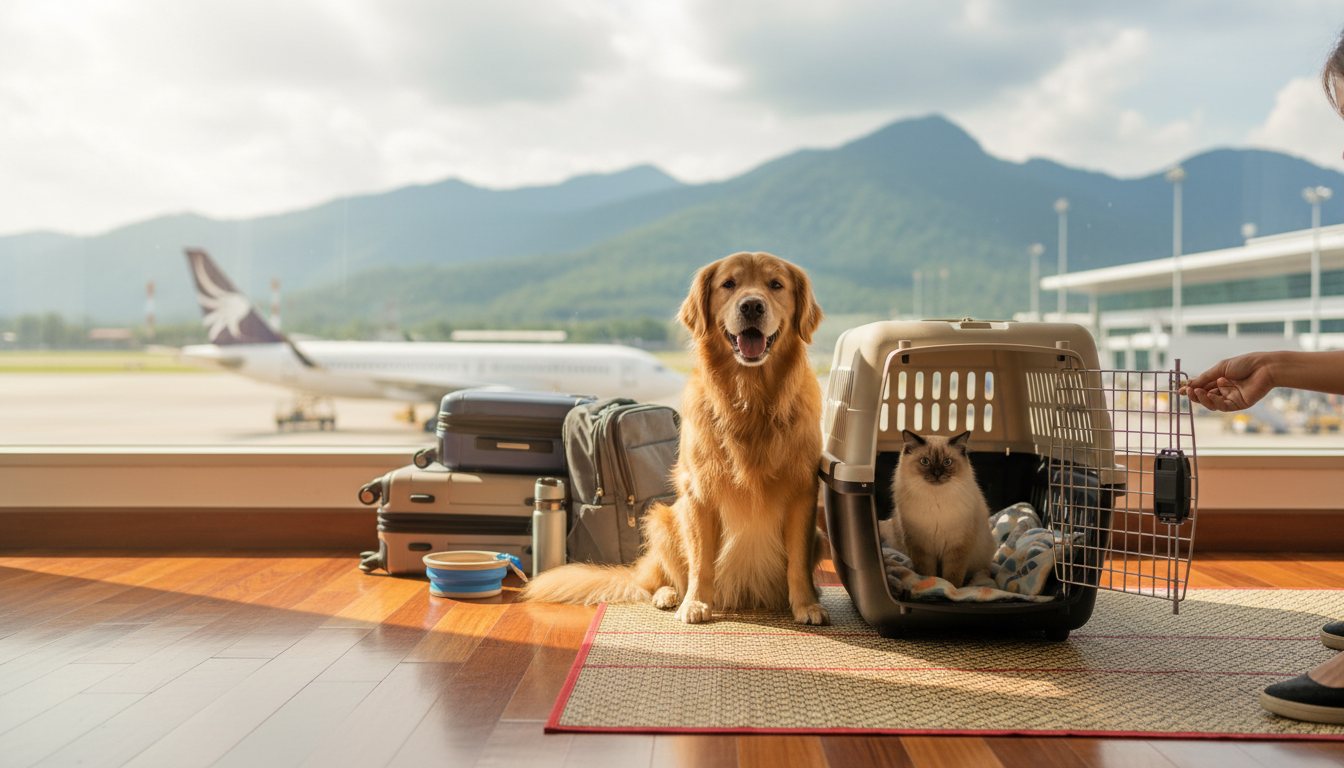 Flying within Thailand with your pet
