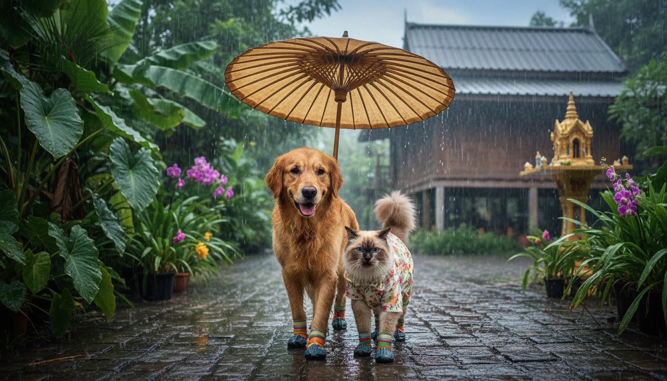 Monsoon Season: Keeping Paws Dry and Skin Healthy
