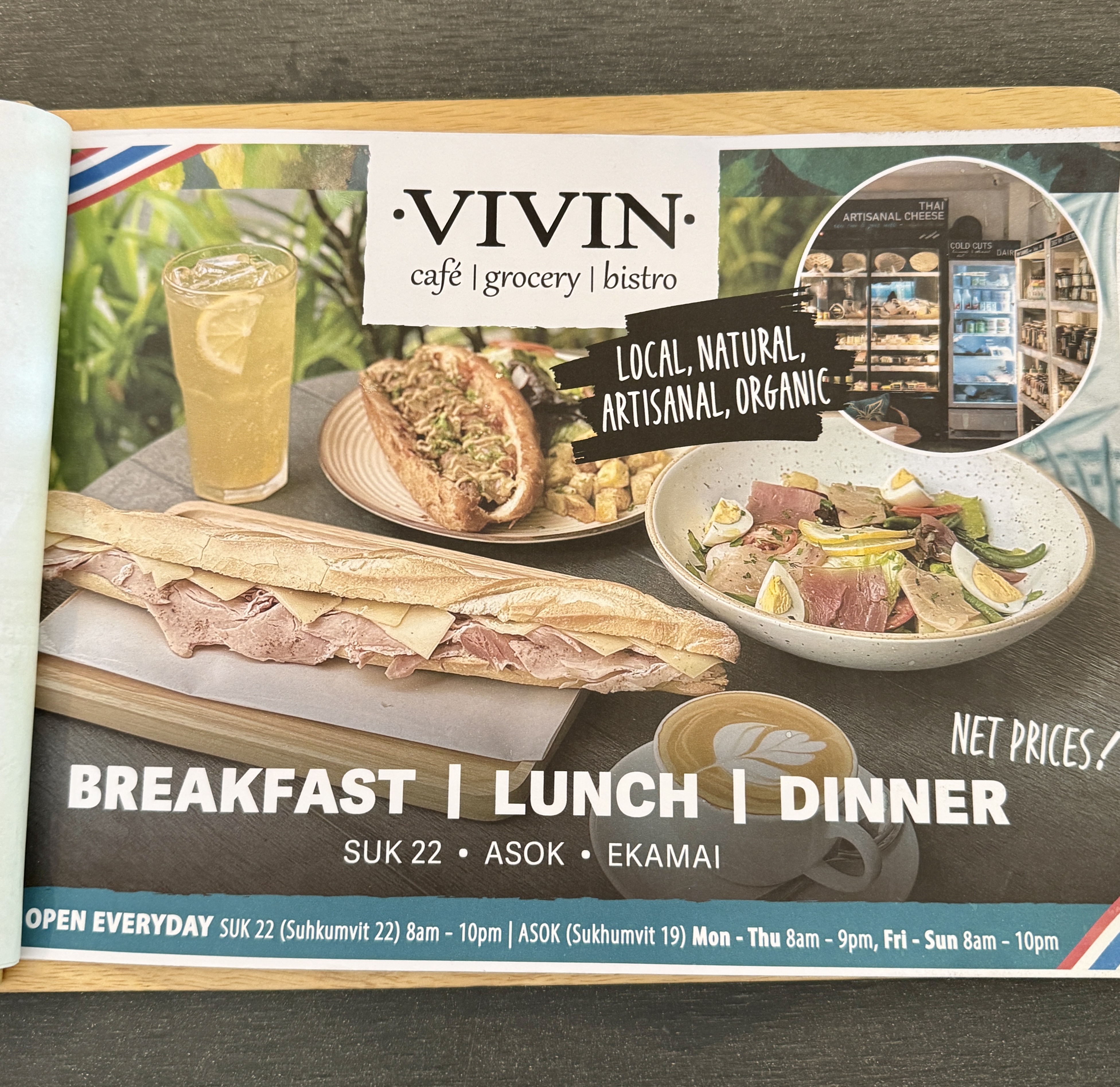 VIVIN Asok - café grocery bistro - Local Organic Natural Artisan